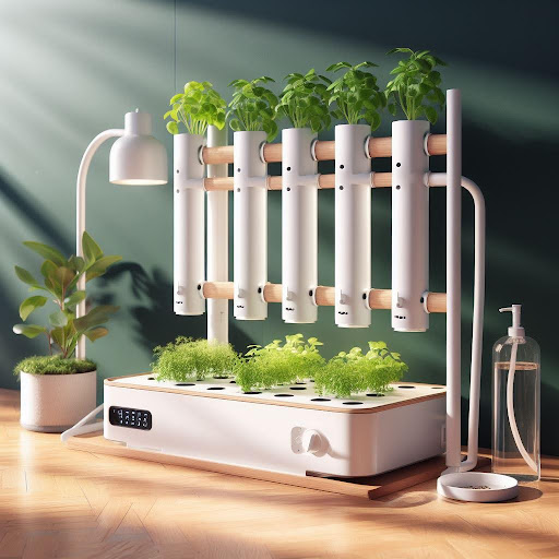 Hydroponics AI Image